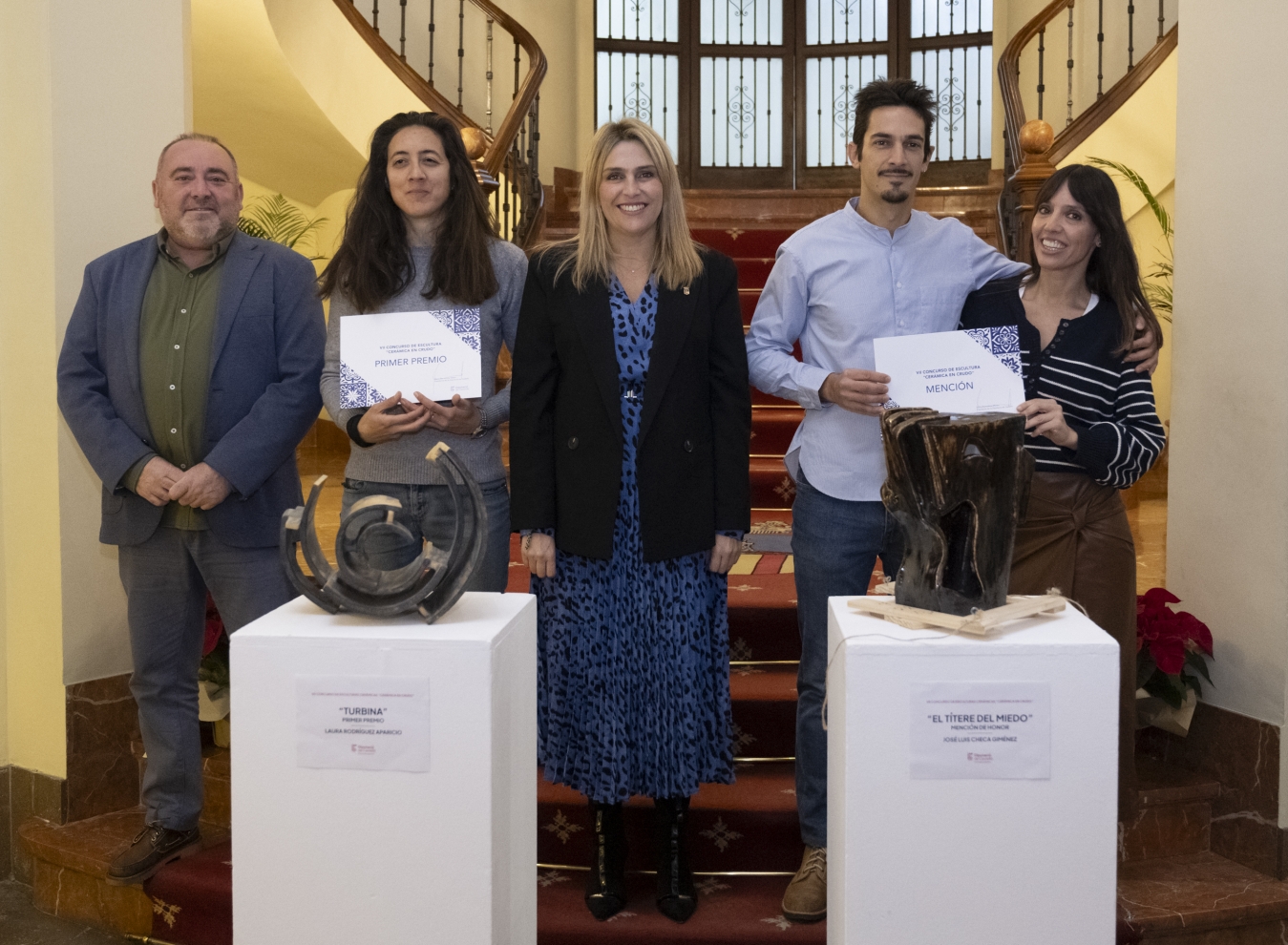La escultura ‘Turbina’ vence el VII Concurso Cerámica en Crudo de la Diputación de Castellón