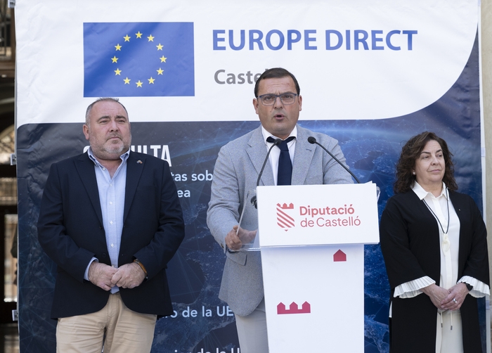La Diputació de Castelló se suma a la celebració del Dia d'Europa
