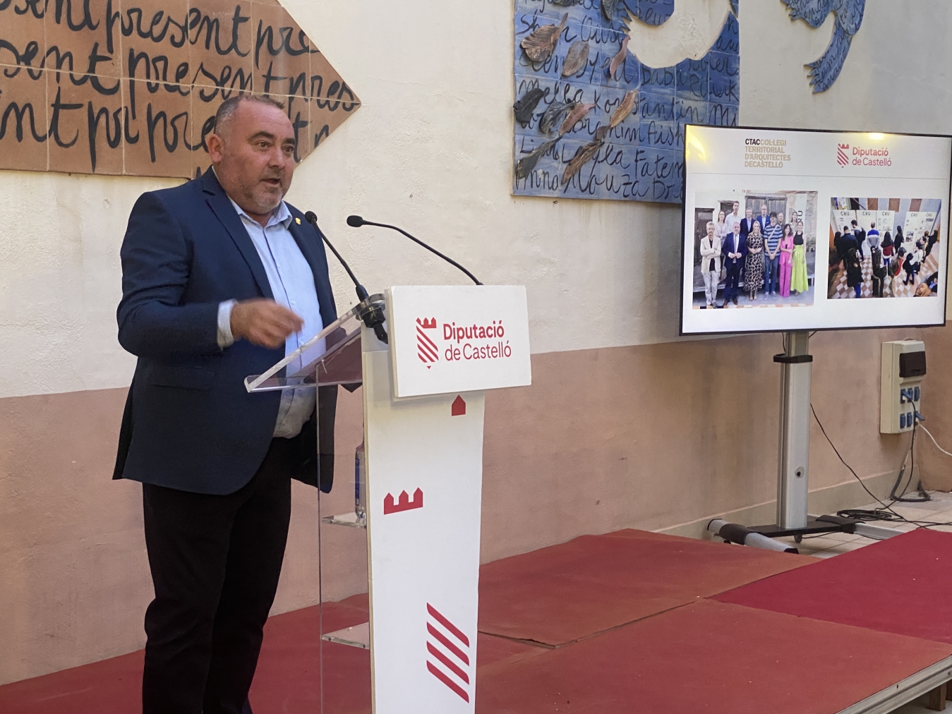 El Colegio de Arquitectos de Castellón reconoce al departamento de Promoción Cerámica de la Diputación por apoyar la arquitectura de calidad a través del CRU