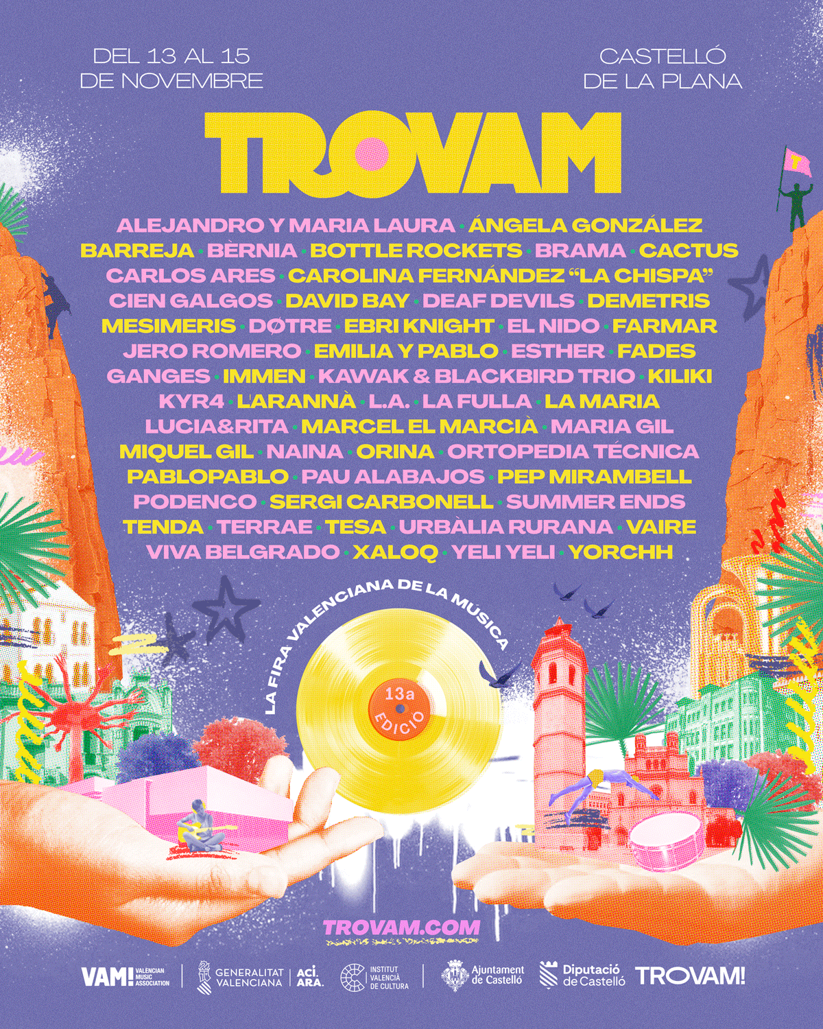 La Fira Trovam ja té el cartell artístic complet per a la seua tretzena edició