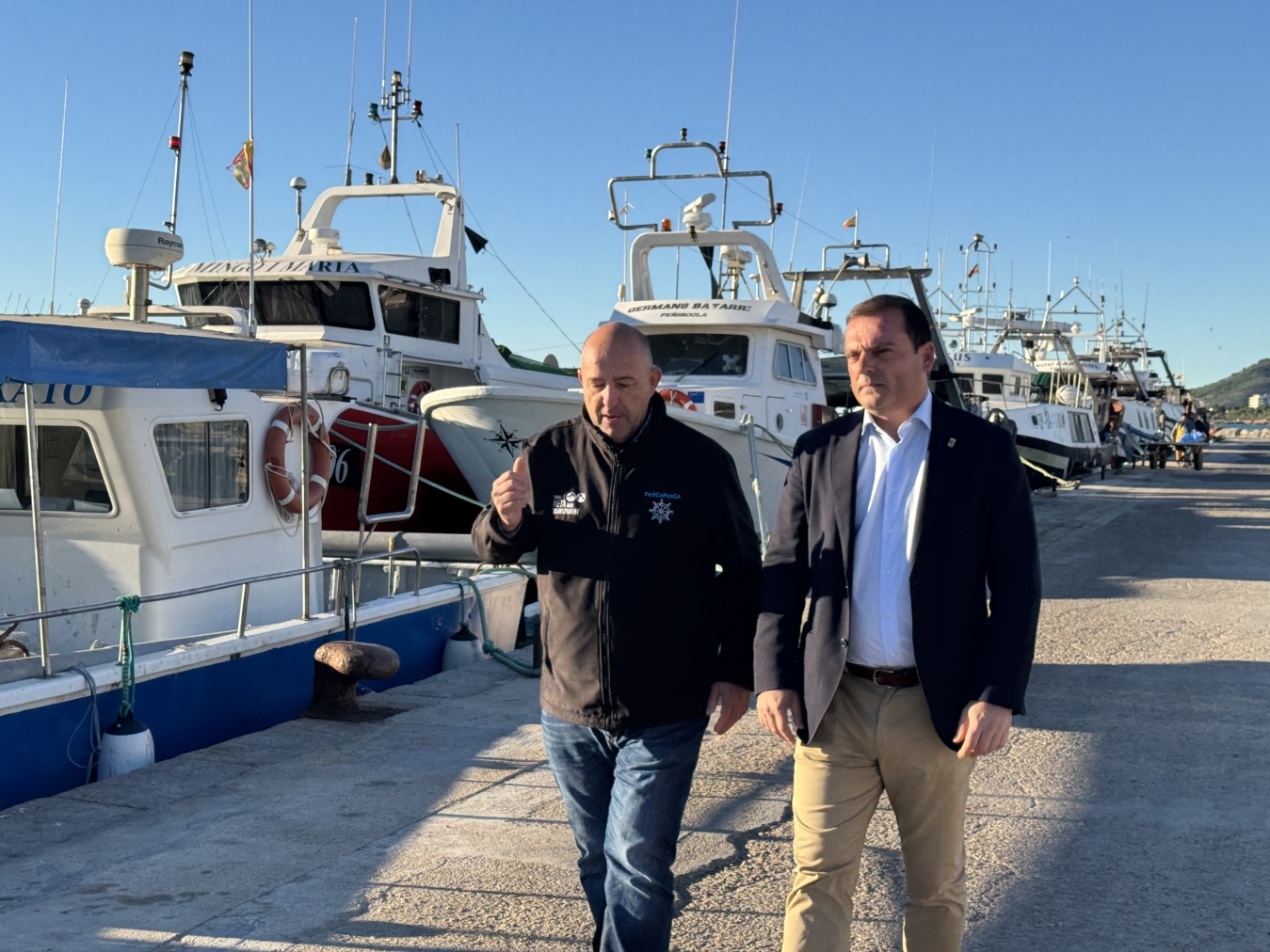 La Diputació de Castelló reconeix en el Dia de la Pesca l'esforç diari dels pescadors i mostra el seu defensa a un sector essencial per a la província
