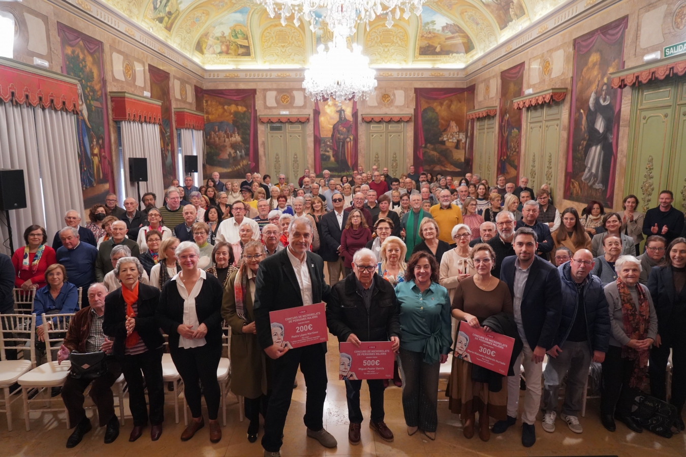 La Diputació de Castelló premia l'originalitat i el talent en el Concurs de Microrelats de Persones Majors més multitudinari