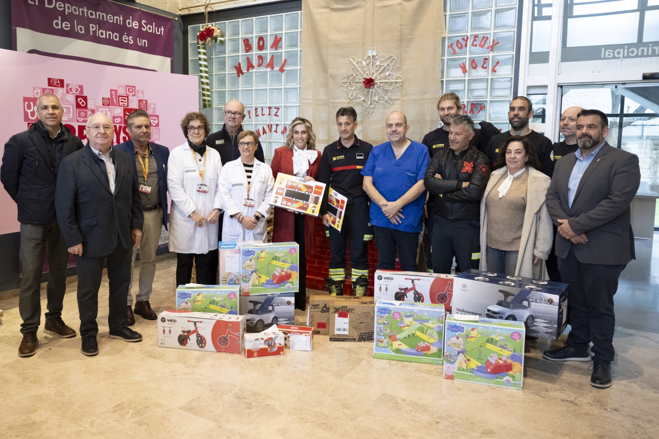 La Diputación de Castellón lleva la magia de la Navidad a los centros hospitalarios de la provincia
