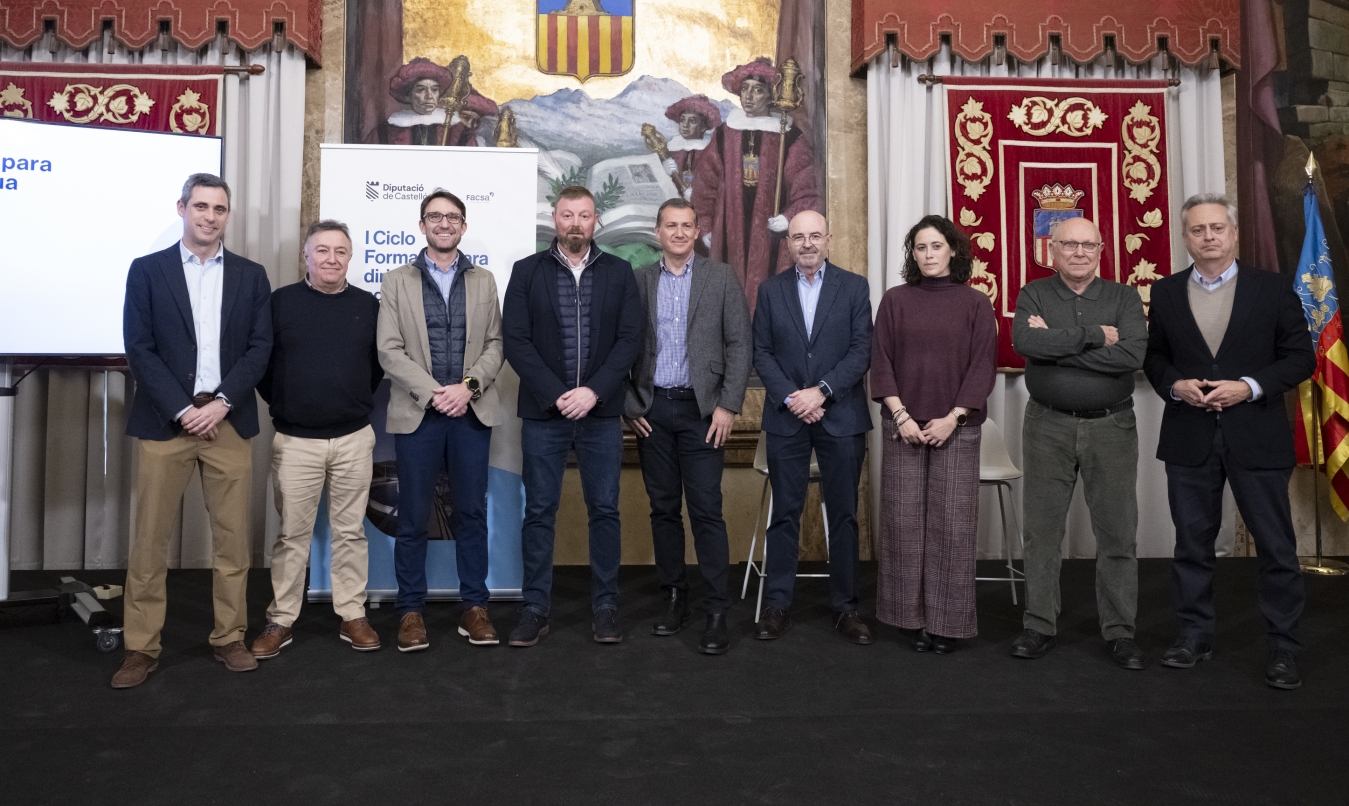 La Diputació i Facsa tanquen el I Cicle Formatiu per a dirigents de l'aigua amb un full de ruta per a afrontar els grans desafiaments hídrics de Castelló