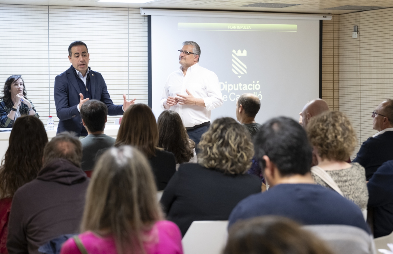 La Diputació de Castelló reforça l'atenció directa amb els ajuntaments per a aconseguir una major i millor aplicació del Pla Impulsa 2026-2027