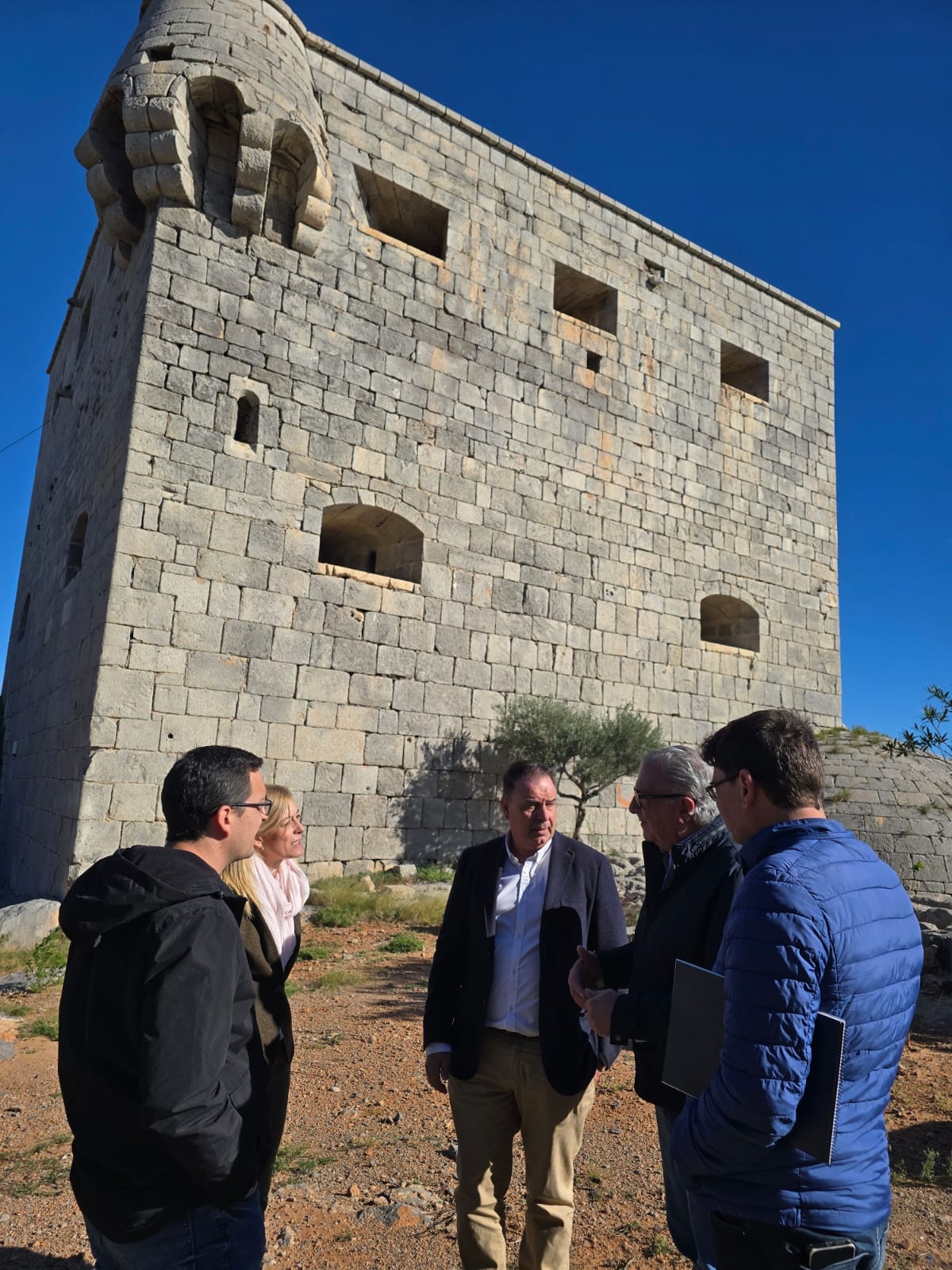 La Diputació de Castelló avança en la rehabilitació de la Torre del Rei d'Orpesa amb la finalització de la redacció del projecte
